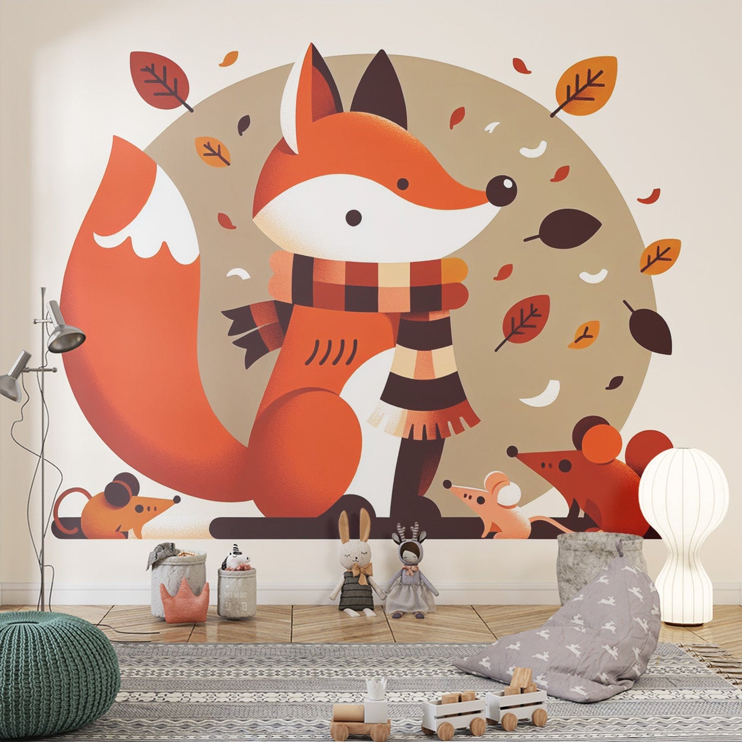 Fuchs Tapete | Im Winter