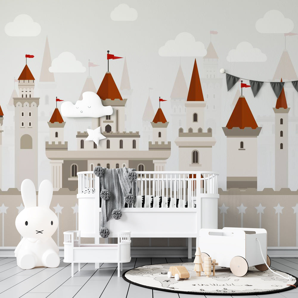 Tapete Kinderzimmer | Schloss Nr. 020