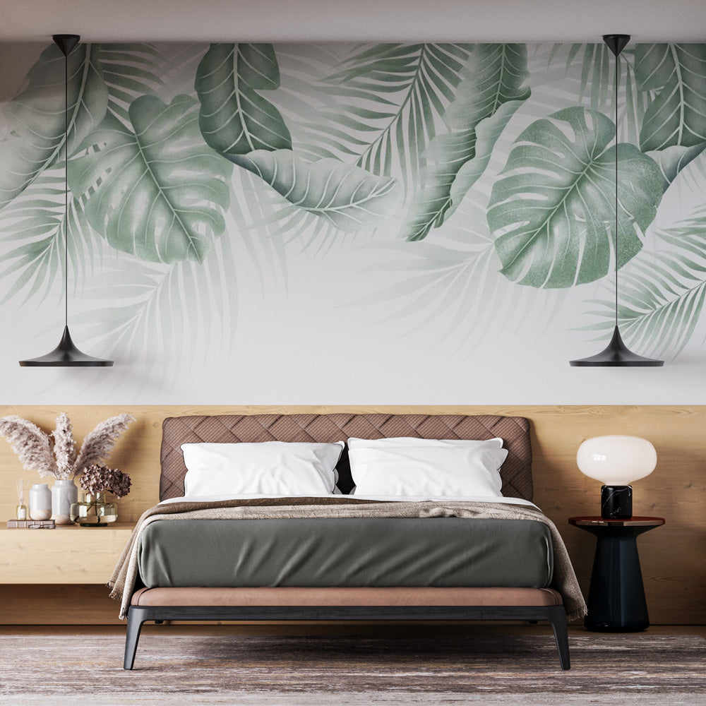 Tapete Blätter | Palme und Monstera Nr. 005