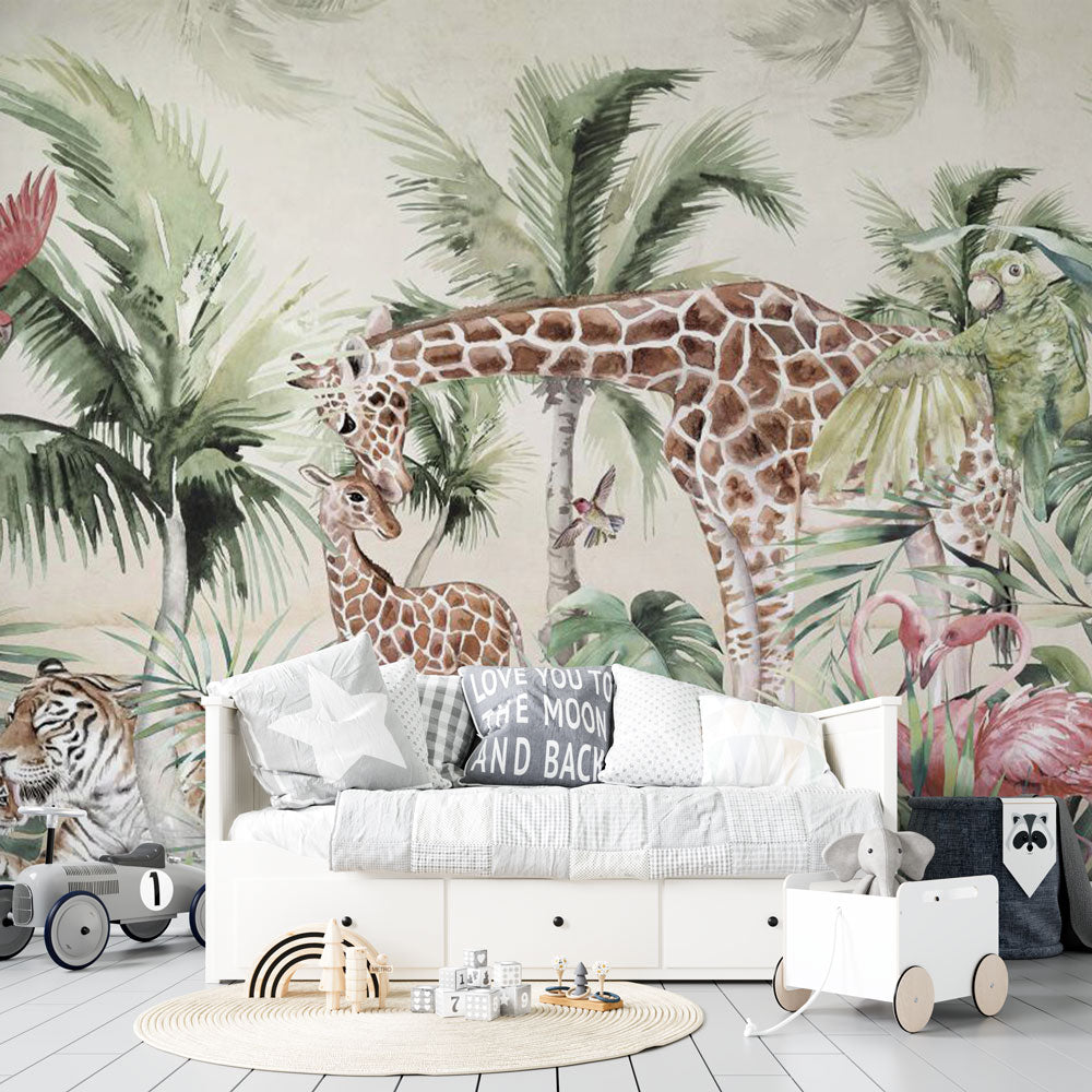 Tapete Dschungel | Baby Giraffe Nr. 009