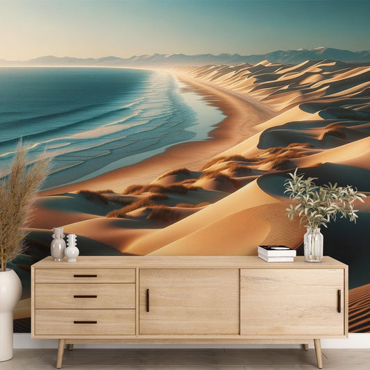 Tapete Strand | Düne, Berg und Meer
