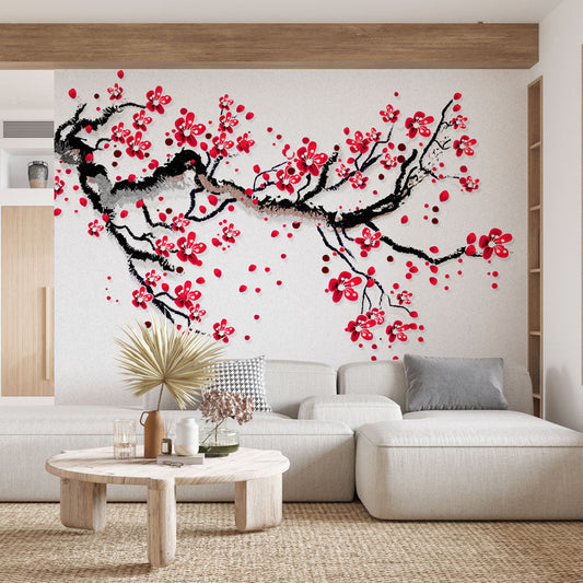 Japanische Tapete | Japanische Kirschblüte Nr. 005